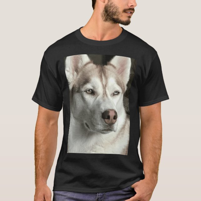 Camiseta Maggie, O Husky Siberiano, Long (Frente)
