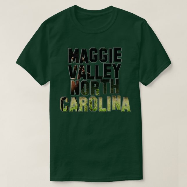 Camiseta Maggie Valley North olina (Frente do Design)