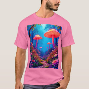 Camiseta Magia brilhante para cogumelos
