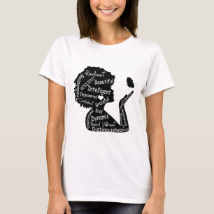 Camiseta Magia da Garota Negra - Roupas do Mês da História