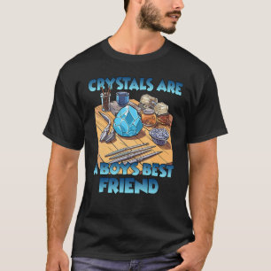 Camiseta Magia de Minerais Cultivando Cristalinos Cristalin