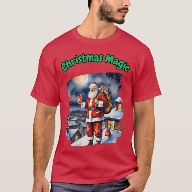 Camiseta Magia de Natal (Frente)