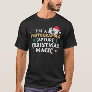 Camiseta Magia de Natal de Fotógrafo