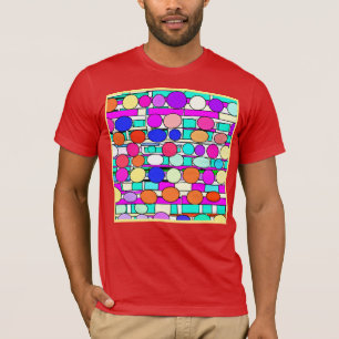 Camiseta Magia de Padrão Colorido