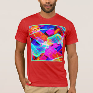 Camiseta Magia de Padrão Colorido