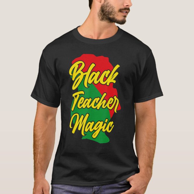 Camiseta Magia de Professor Negro (Frente)