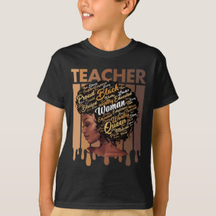Camiseta Magia de Professora Negra Educação História Negra