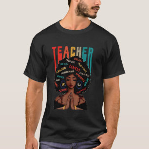 Camiseta Magia de Professora Negra Mês da História Afro-Ame