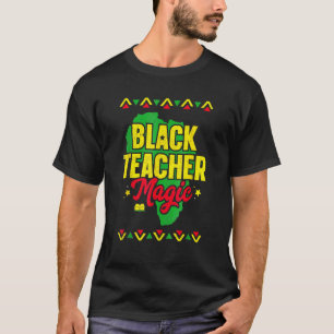 Camiseta Magia de Professores Negros História Afro-American