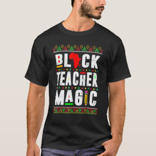 Camiseta Magia de Professores Negros História Afro-American