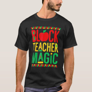 Camiseta Magia de Professores Pretos do Mês da História N