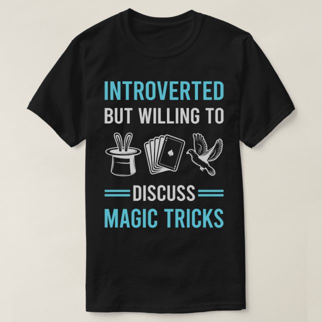 Camiseta Magia de Truques Mágicos Introduzida (Frente do Design)