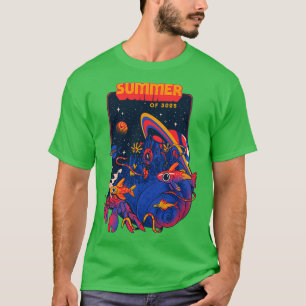 Camiseta Magia de verão da paleta de cores do alternativo 3