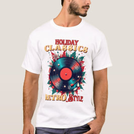 Camiseta Magia de Vinilo Feriado Retro