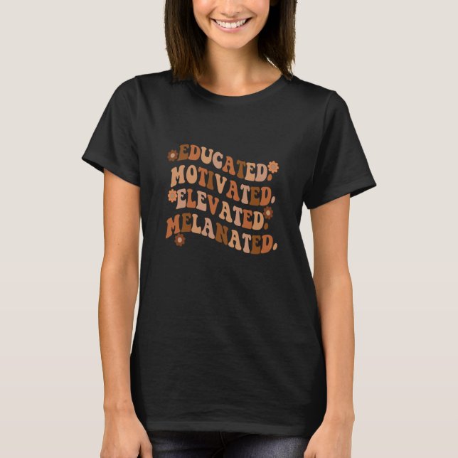 Camiseta Magia do Professor Negro Mês da História do Profes (Frente)