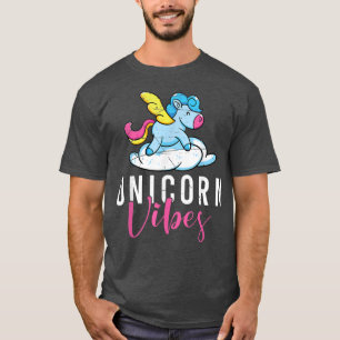 Camiseta Magia Fantasia Animal Unicorn Vibes Fairy Tale Cu