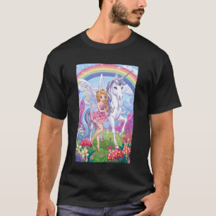 Camiseta Magia Fantasia Encantada Mítica Unicórnio Fada Par