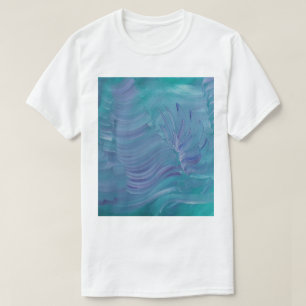 Camiseta Magia Subaquática Arte Abstrata Colorida Única