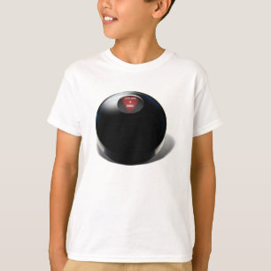 Camiseta Magic 8 Ball diz: "A perspectiva é boa!"