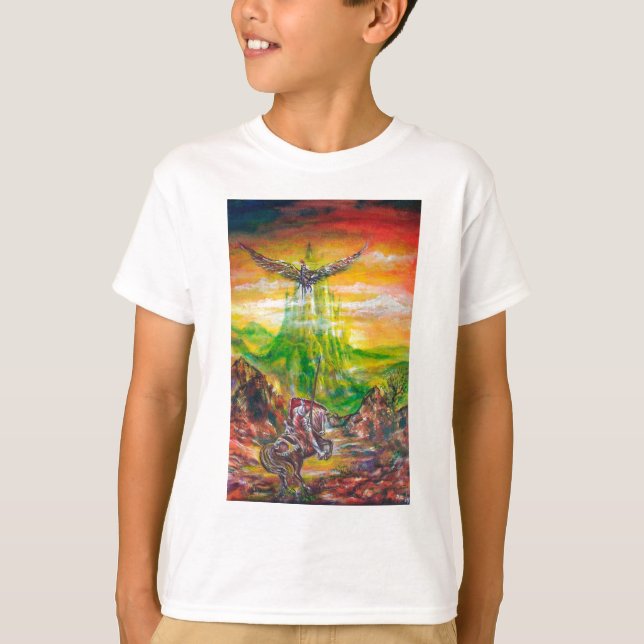 CAMISETA MAGIC DUEL ENTRE BRADAMANT E NEGROMANCER (Frente)