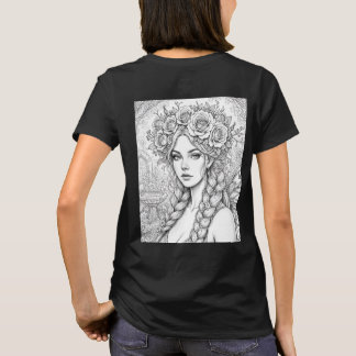 Camiseta Magic Fairy Line Art – Double Sided Fae T-Shirt