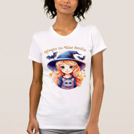Camiseta Magic in Her Smile – Women’s Halloween T-Shirt
