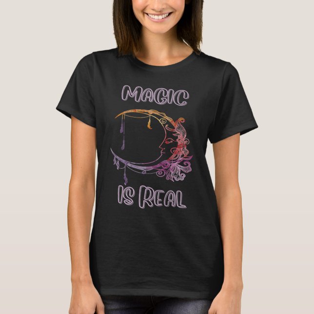 Camiseta MAGIC IS REAL Raglan Baseball (Frente)
