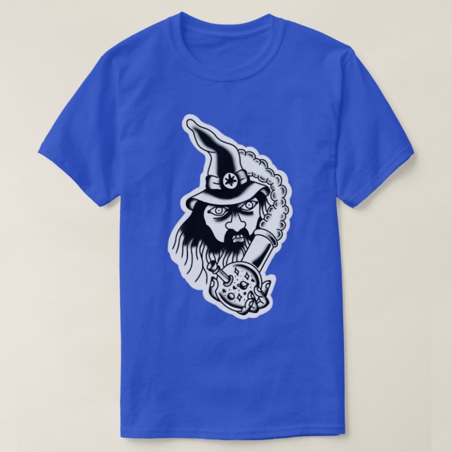 Camiseta Magic Mage Bong Traditional Tattoo (Frente do Design)