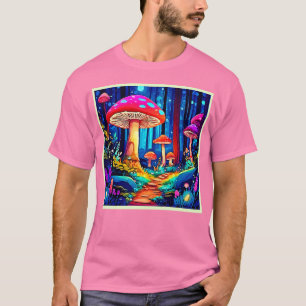 Camiseta Magic Mushroom Path Design