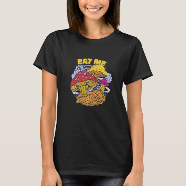 Camiseta Magic Mushrooms Psychedelic Psilocybin Fungus Hipp (Frente)