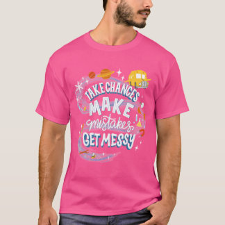 Camiseta Magic Schoolbus Frizzle Quote vintage