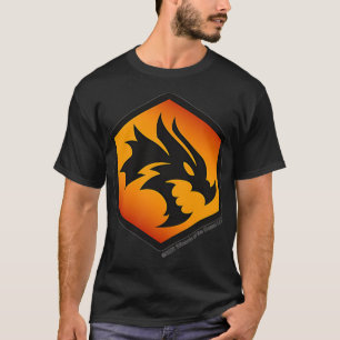 Camiseta Magic The Gathering D Dragon Hexagon Logo