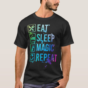 Camiseta Magic Tricks Magalhães Comem Sono Repetir Aquarel