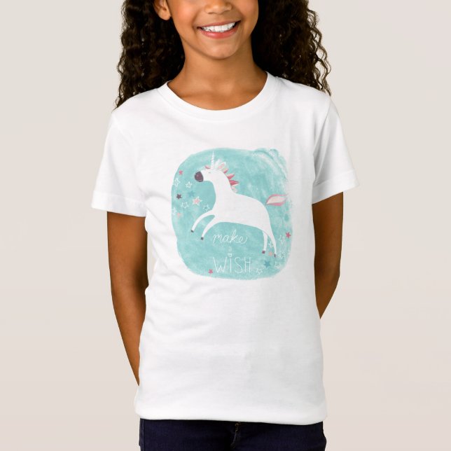 Camiseta Magic Unicorn Squad - Faça um desejo (Frente)