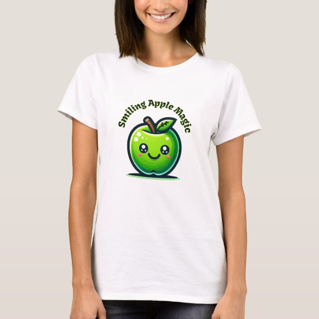 Camiseta Mágica Apple Sorridente (Frente)