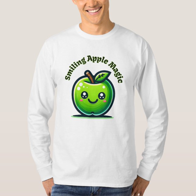 Camiseta Mágica Apple Sorridente (Frente)