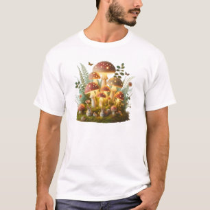 Camiseta Mágica Cogumelo - Arte Florestal Imunical