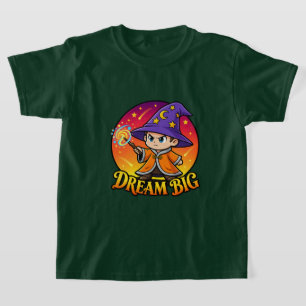 Camiseta Mágica de Feiticeiro Sonhe Grande Fofa