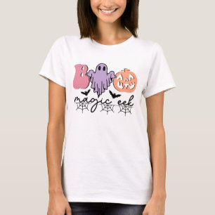 Camiseta Mágica de Halloween do Fantasma Bonito Bo
