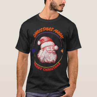 Camiseta Mágica de Natal – Festivo Papai Noel Vintage