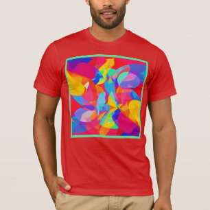 Camiseta Mágica de padrão colorido
