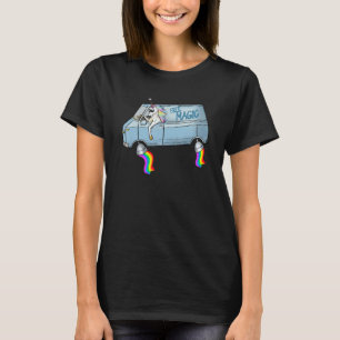 Camiseta Mágica Livre - Driver Unicórn Voando Fantasia Arco