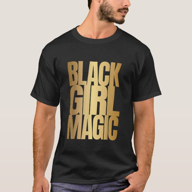 Camiseta Mágica Menina Negra (Frente)