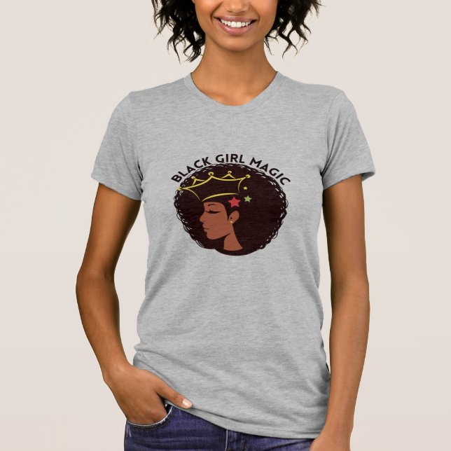 Camiseta Mágica Menina Negra (Frente)