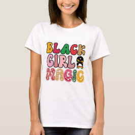 Camiseta Mágica Menina Negra - História Negra