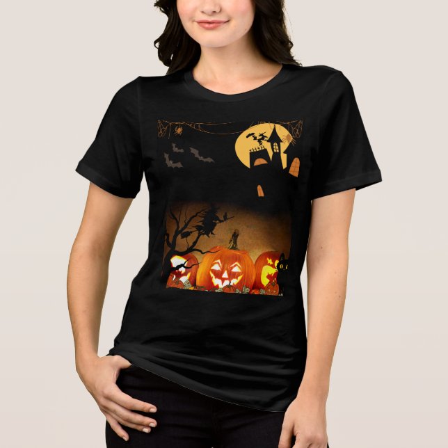 Camiseta Mágica Noite Spooky (Frente)
