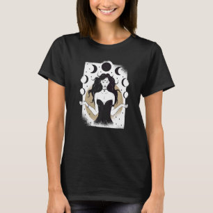 Camiseta Mágica Pagã Wiccana Wicca Bruxa Lunar Lua Deusa