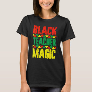 Camiseta Mágica Professora Negra Mês da História Negra