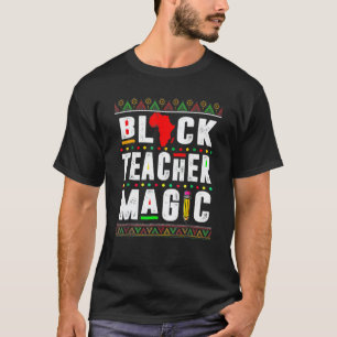 Camiseta Mágica Professora Negra Mês da História Negra Afro