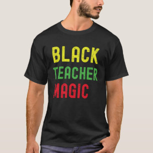 Camiseta Mágica Professora Negra Professor Mês da História 